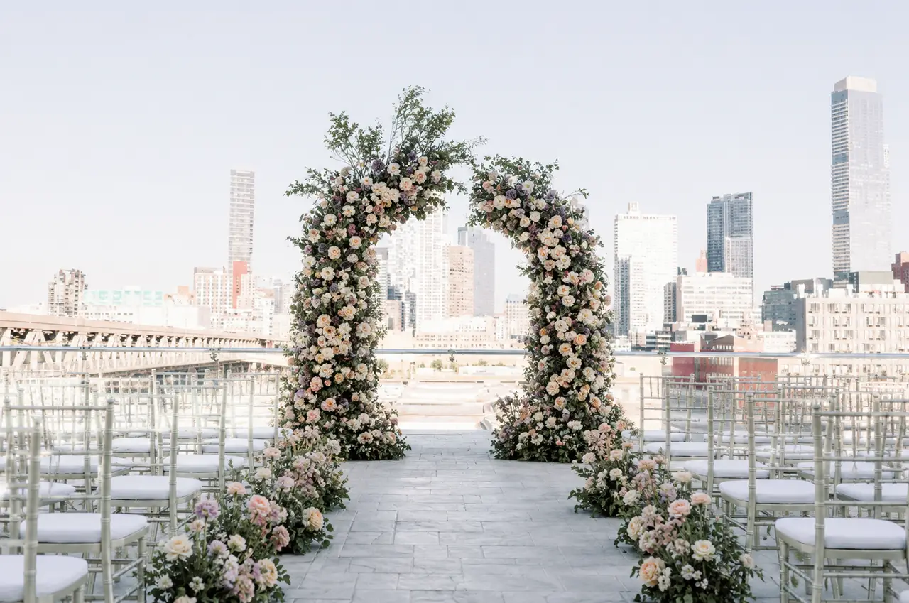 The Ravel Hotel rooftop ceremony
