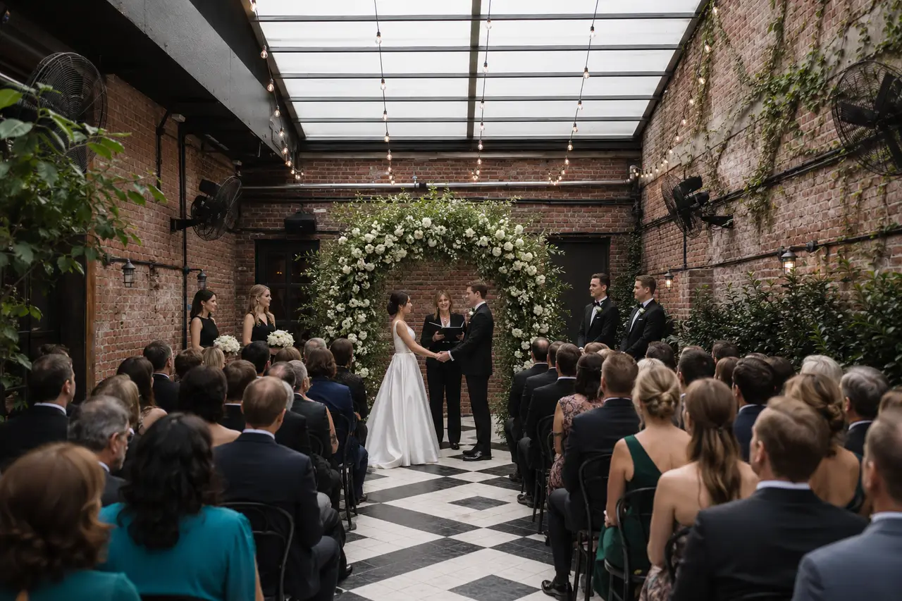 Wythe Hotel intimate ceremony