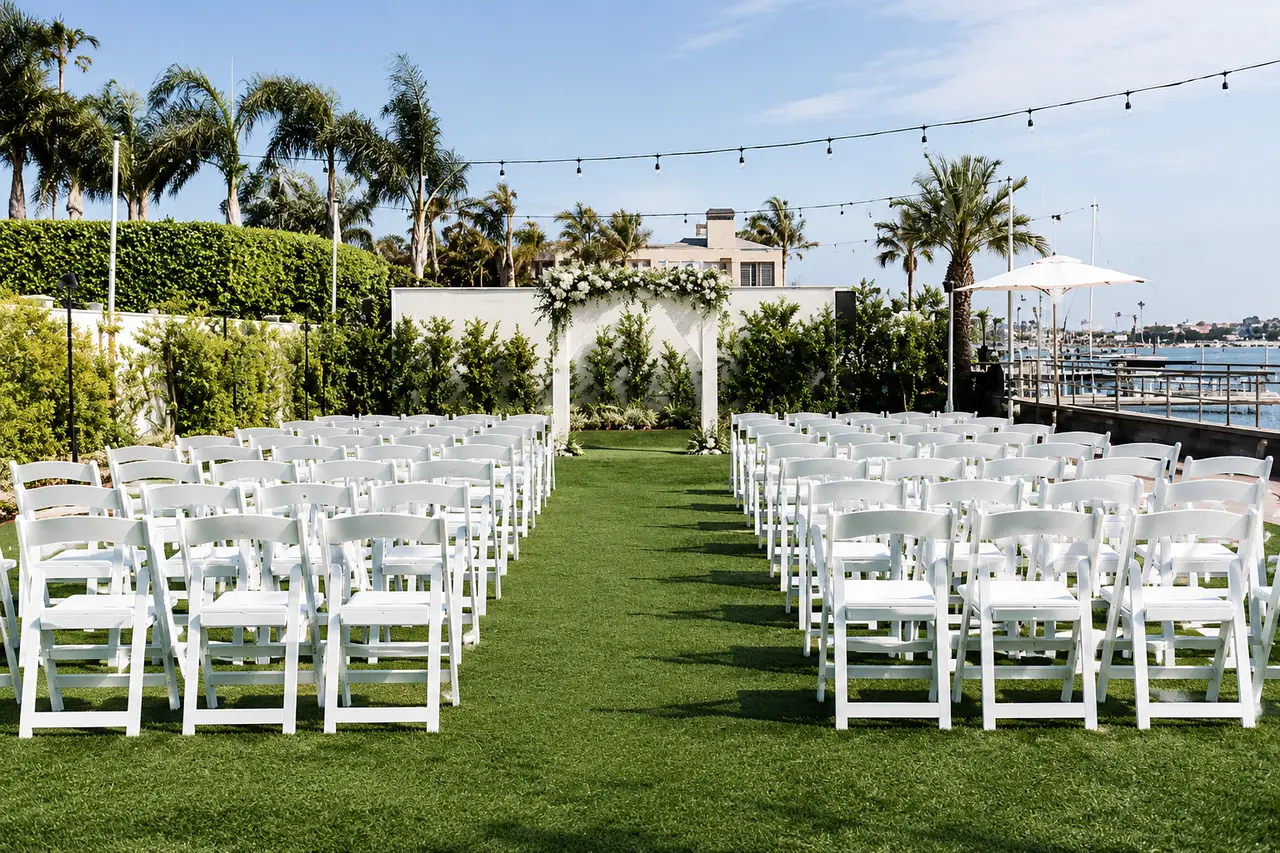 Balboa Bay Resort waterside ceremony