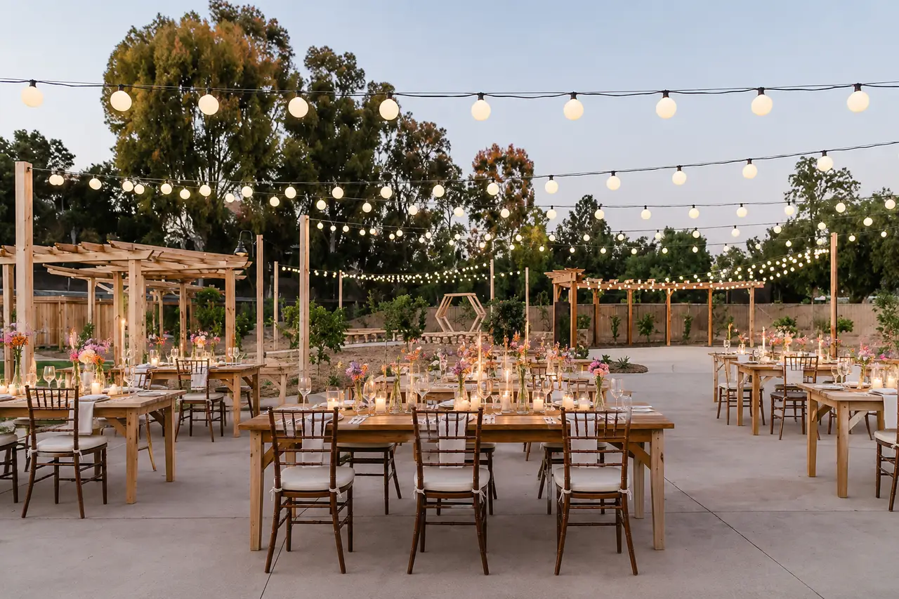 Gold Coast Farms outdoor reception