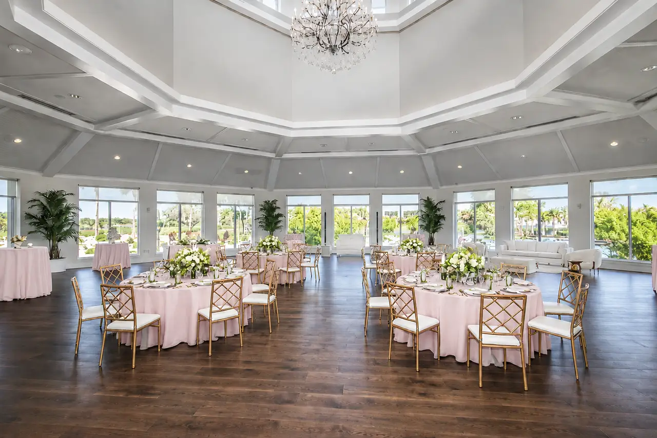 North Palm Beach Country Club ballroom reception