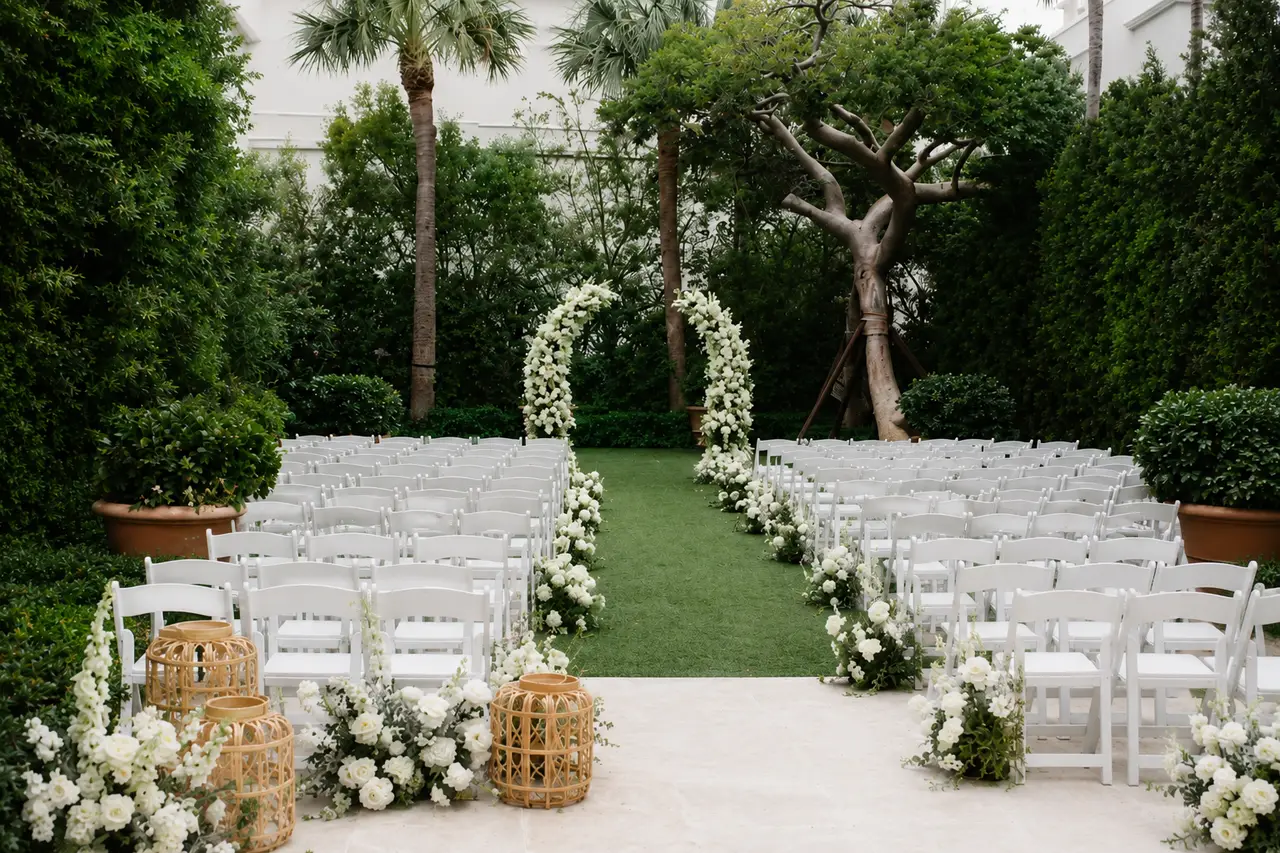 The Colony Hotel Palm Beach garden ceremony
