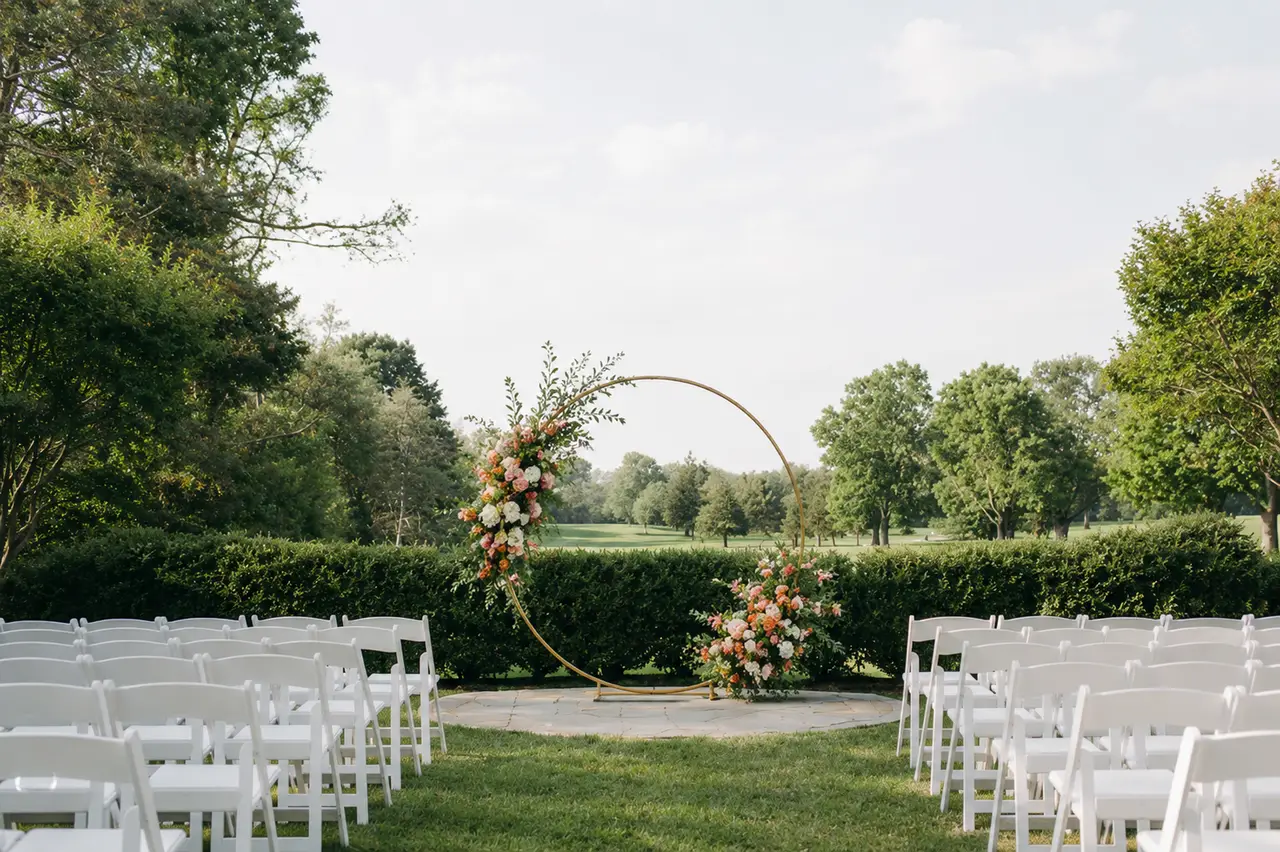Flourtown Country Club garden ceremony
