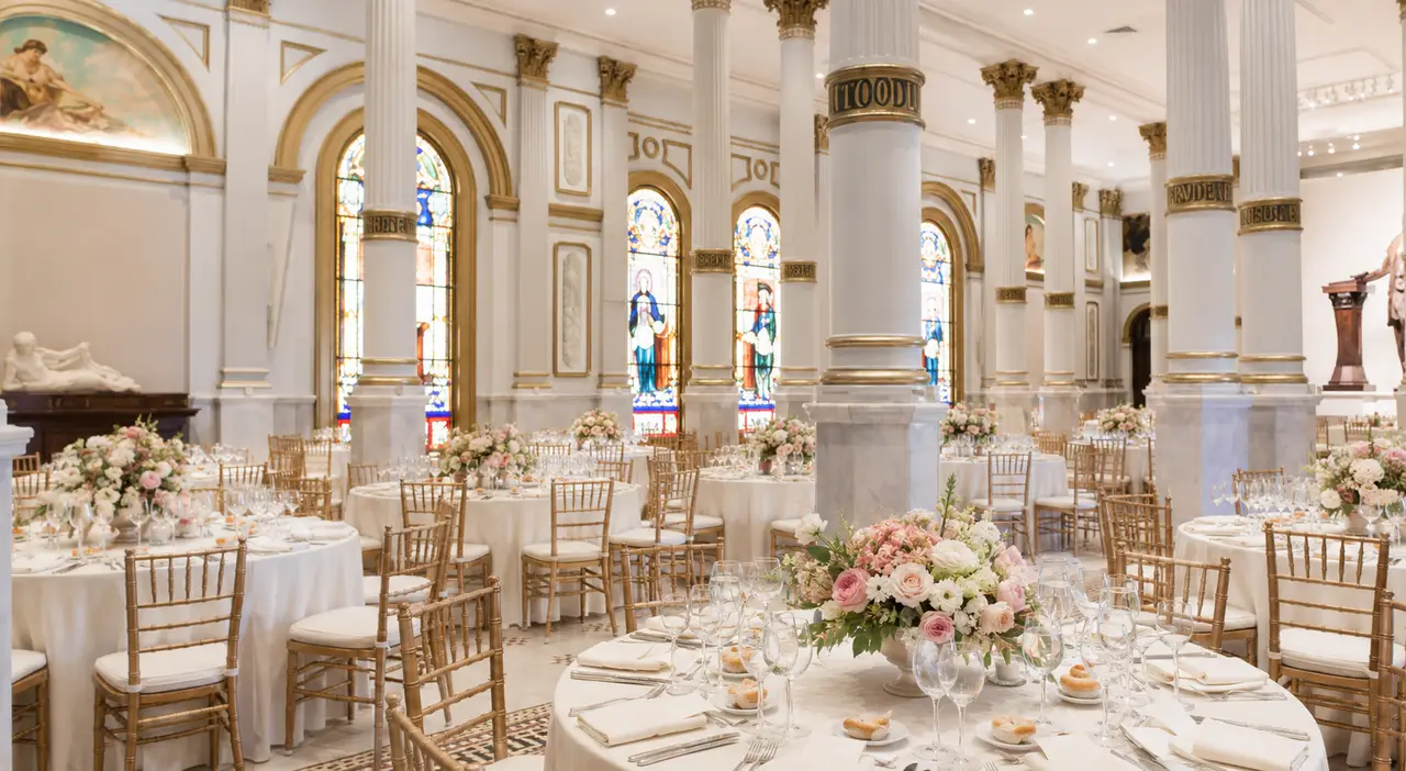 ONE North Broad neoclassical reception