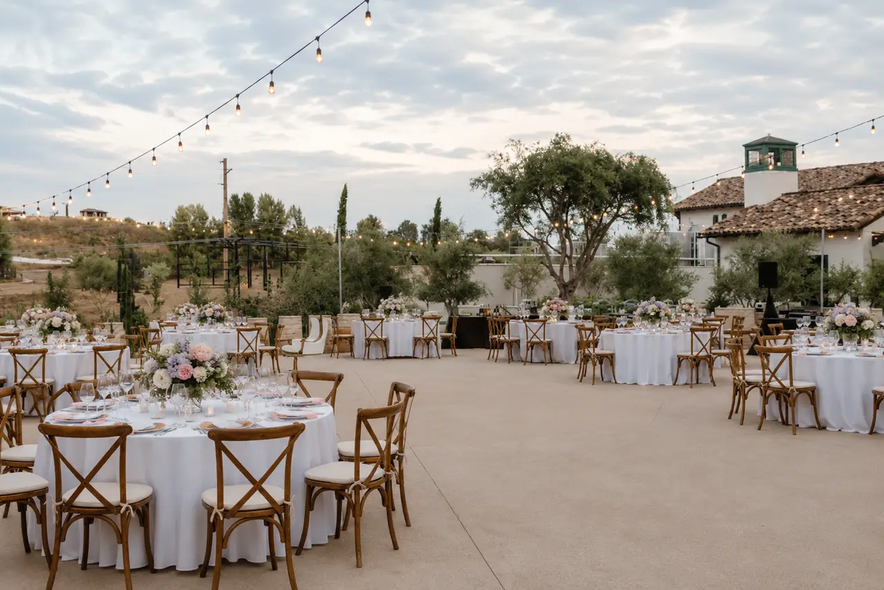 Europa Village Wineries & Resort courtyard reception