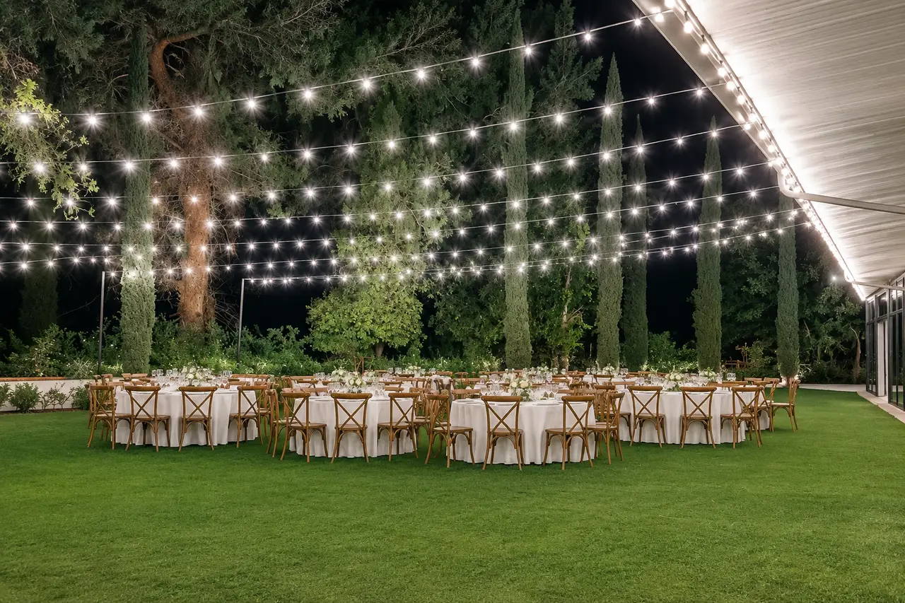 Falkner Winery garden reception