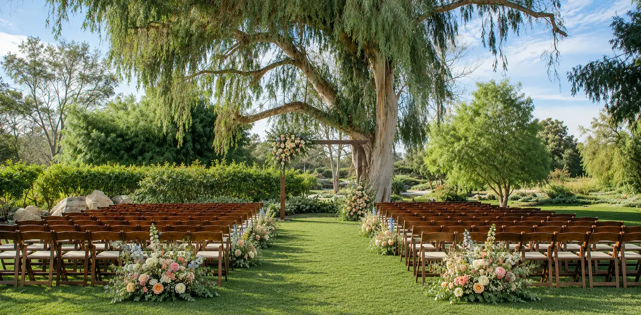 Galway Downs by Wedgewood Weddings ceremony under a tree