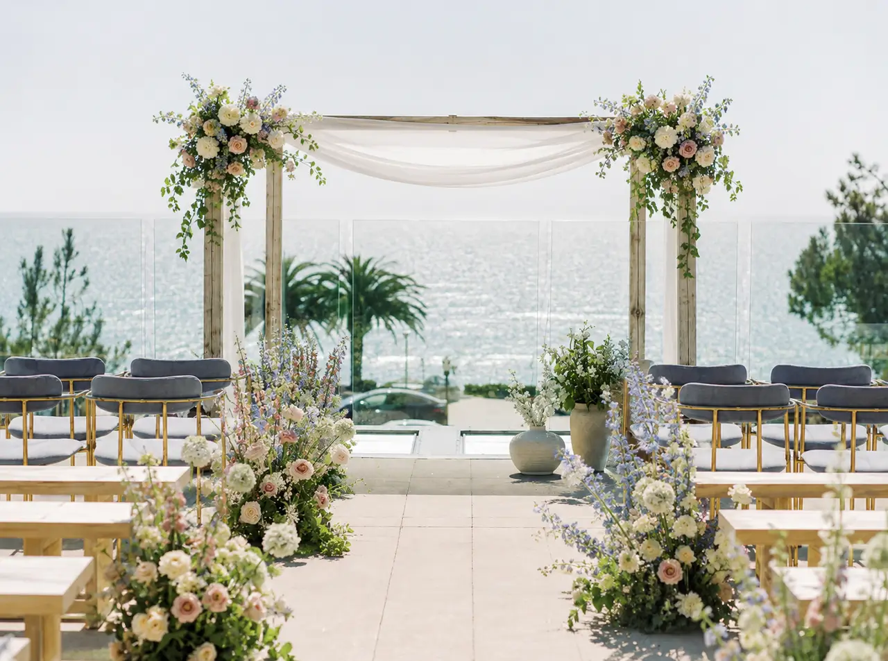 L'Auberge Del Mar ocean view ceremony