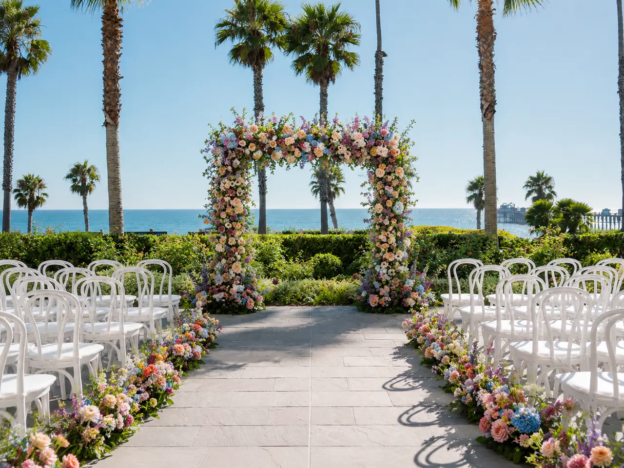 The Seabird Ocean Resort & Spa beach ceremony