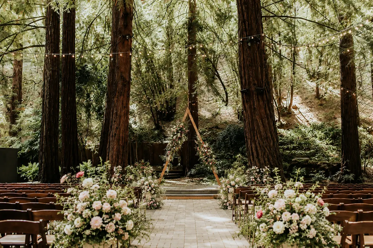 Deer Park Villa forest ceremony