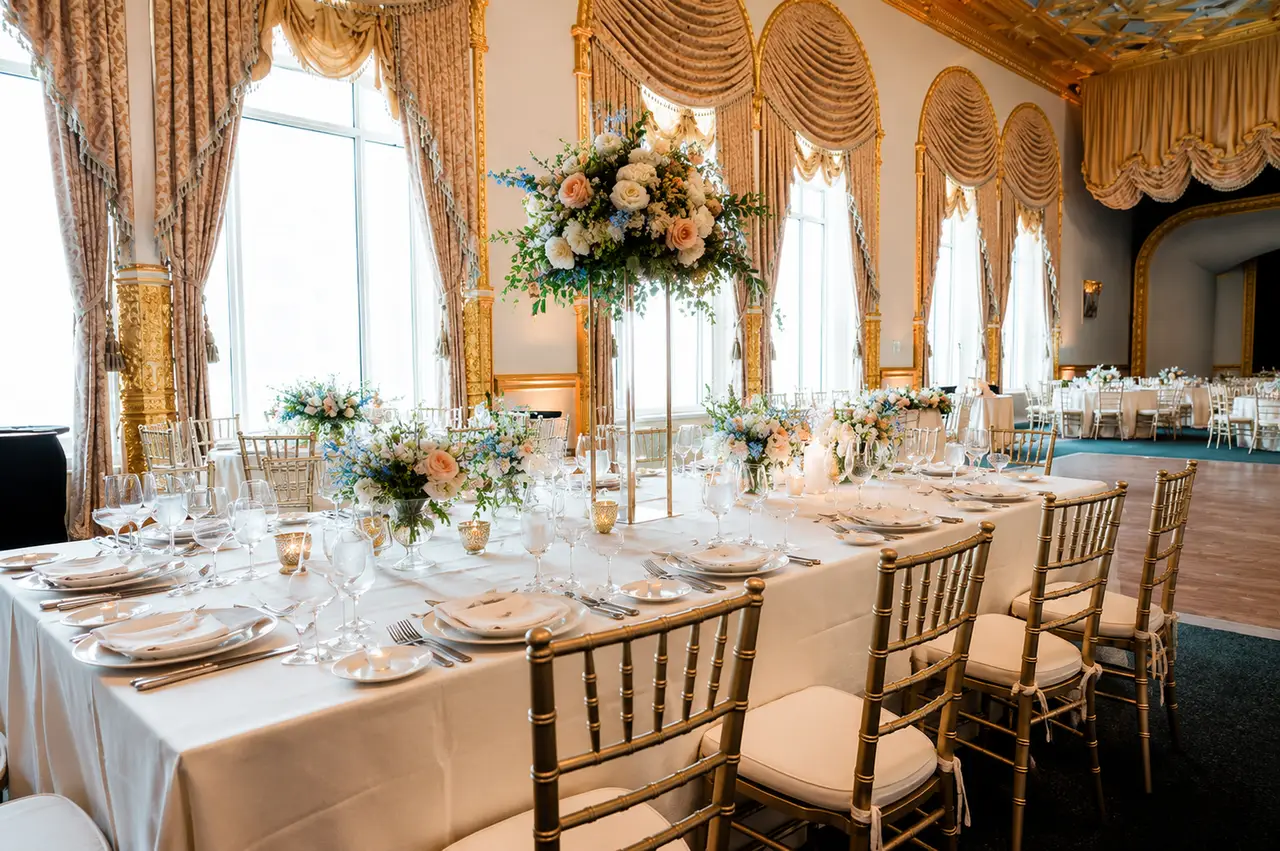InterContinental Mark Hopkins ballroom reception