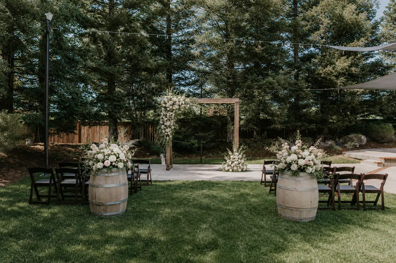 Fortino Winery ceremony