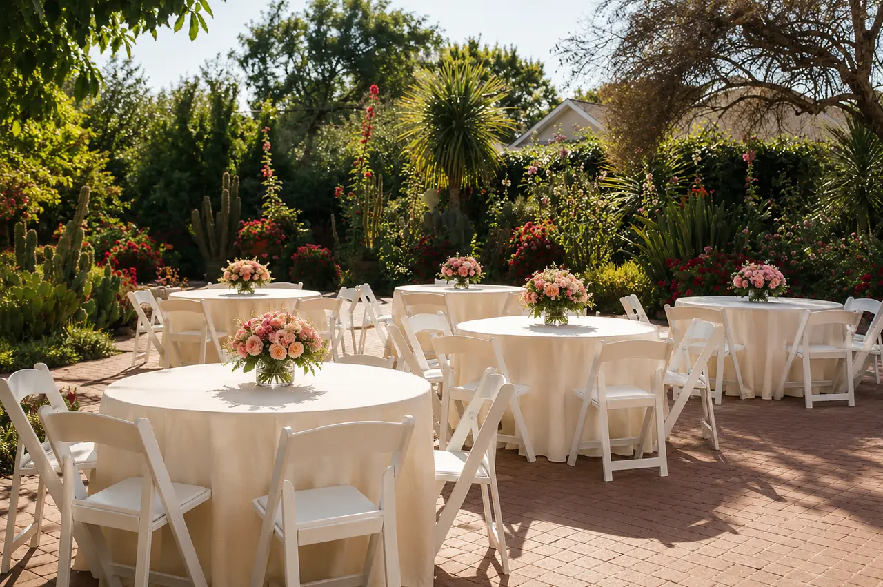 Jardines de San Juan courtyard reception