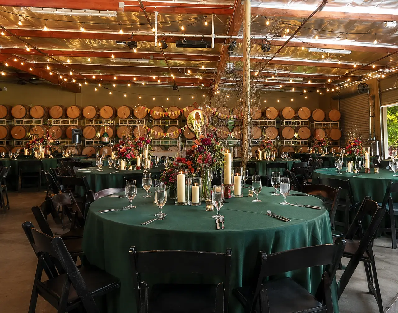 Four Brix Winery indoor reception