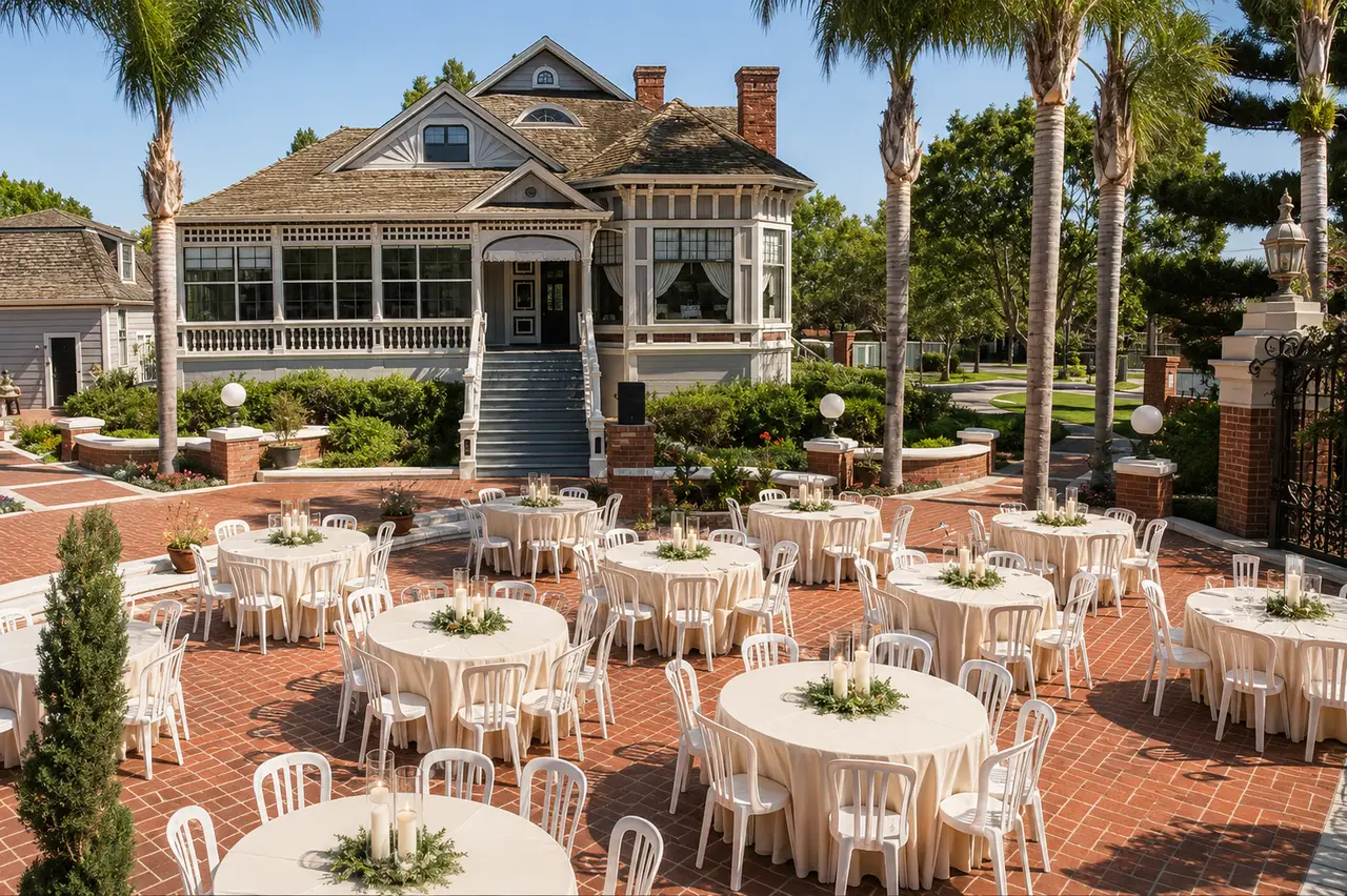 Heritage Square Oxnard courtyard reception