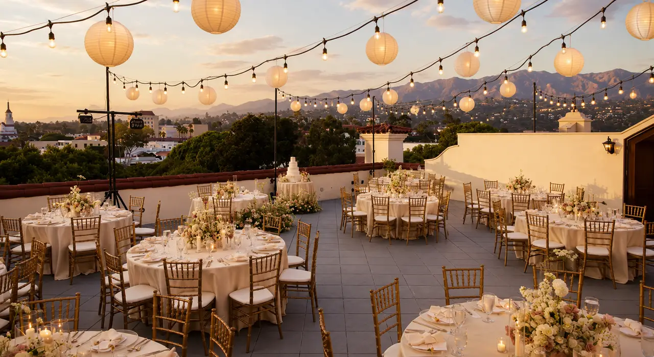 Kimpton Canary Hotel rooftop reception