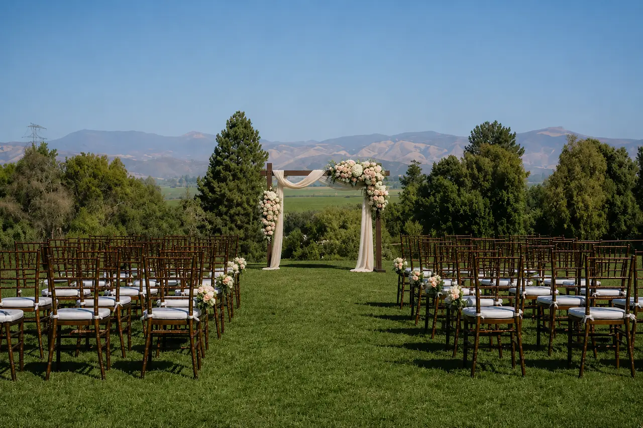Las Posas Country Club garden ceremony