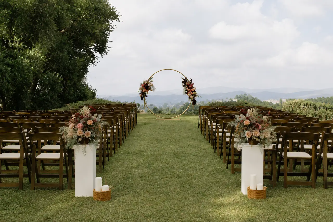 Santa Barbara Botanic Garden bohemian ceremony