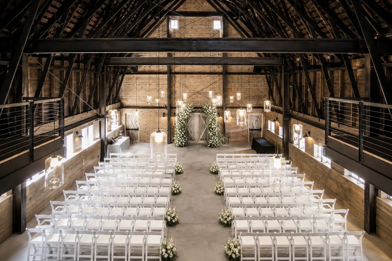 Marionfield Weddings at the Farm seattle barn ceremony