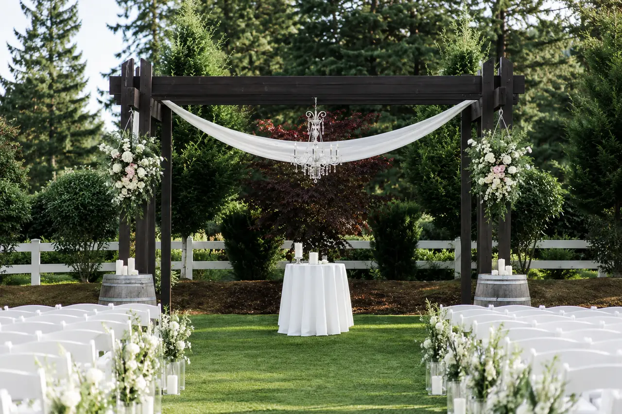 The Fraser Farm garden ceremony