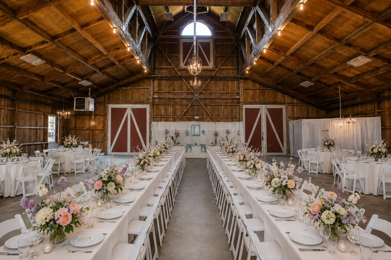 Washington State Fair Events Center barn reception