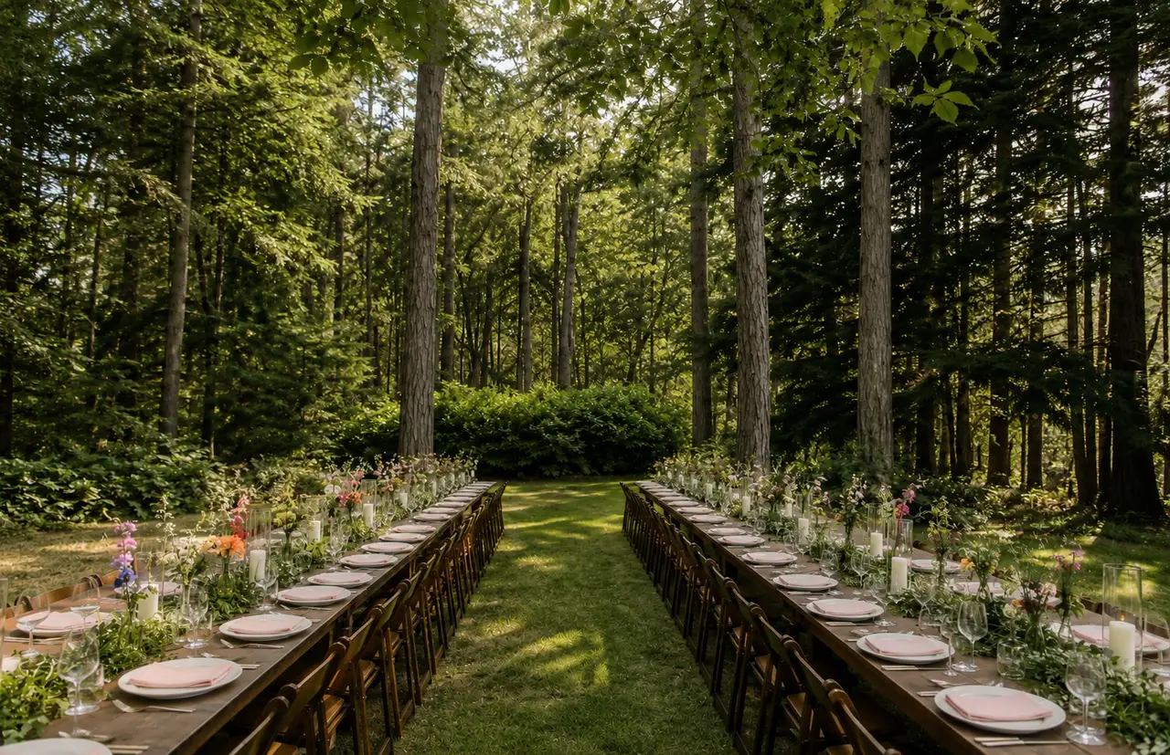 Woodland Gardens Events Venue seattle wood wedding reception