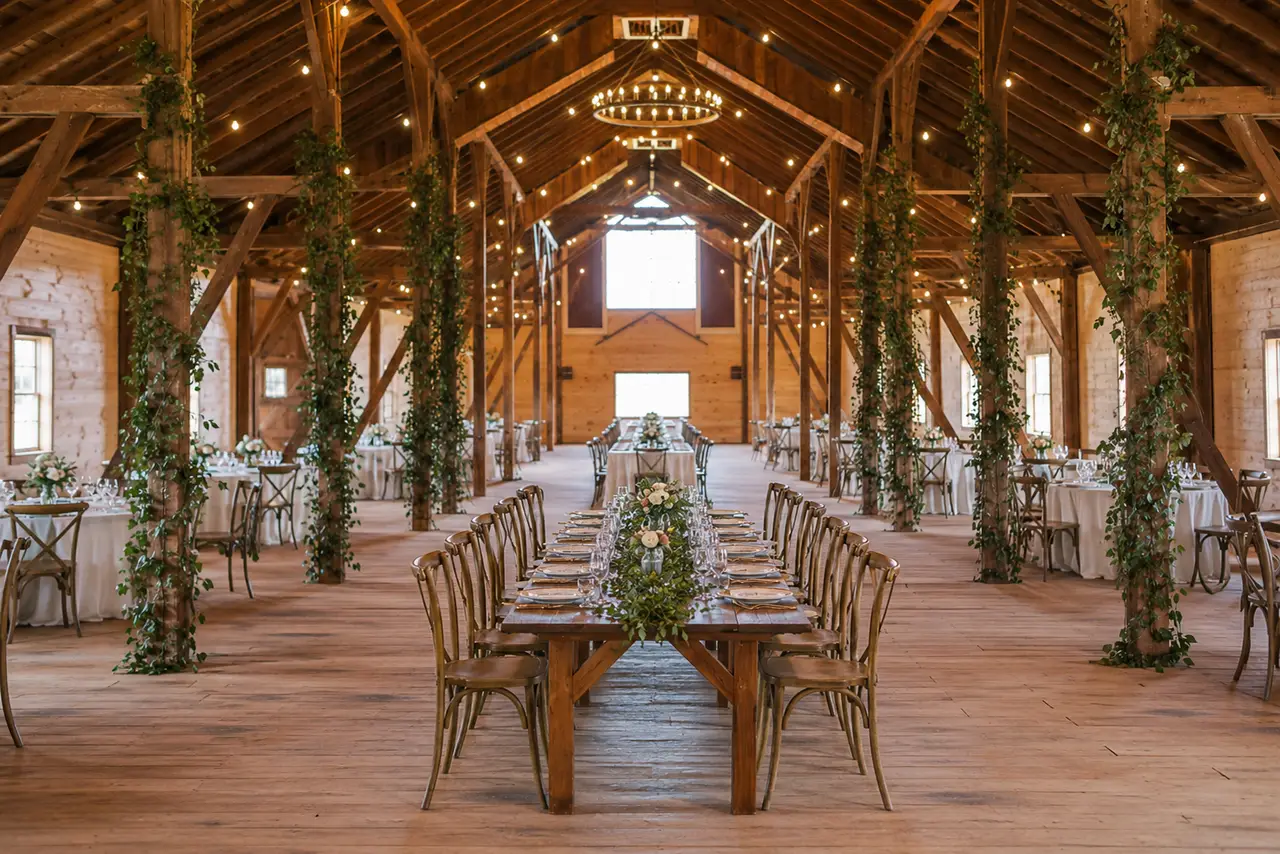 Sylvanside Farm elegant rustic reception