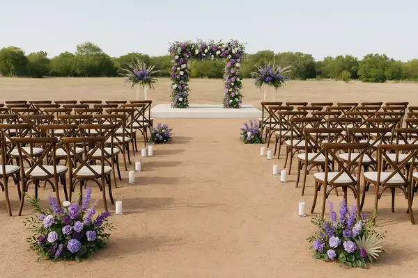 Dove Nest Estate outdoor ceremony