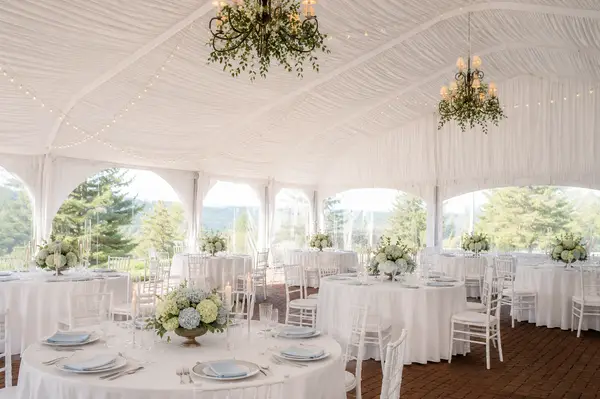 Fruitlands Museum tented reception