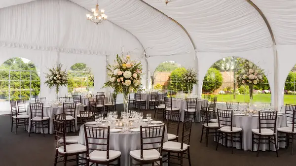 Hyatt Regency Cambridge tented reception