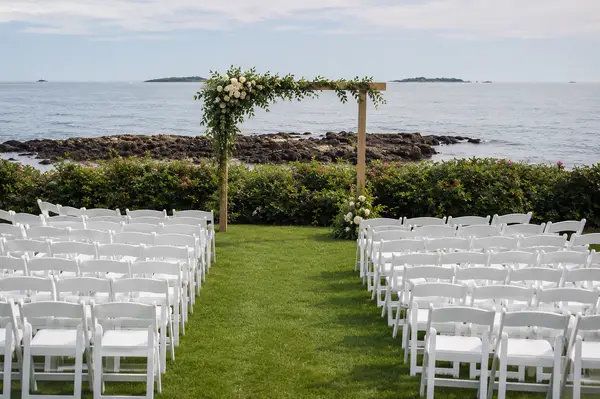 Misselwood Events at Endicott College waterside garden ceremony