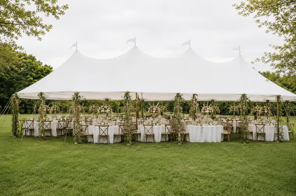 Spencer Peirce Little Farm tented reception