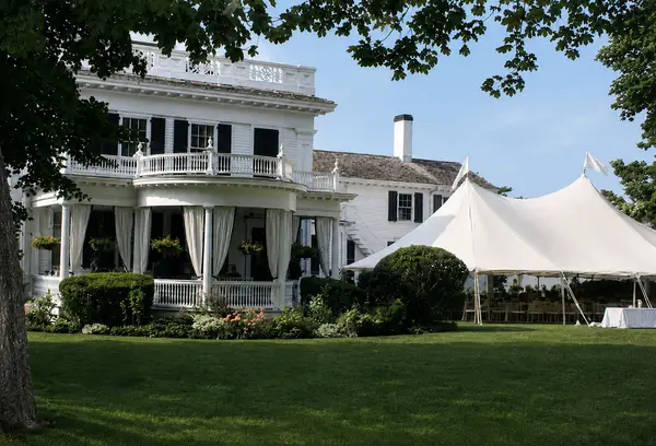 Dr. Daniel Fisher House tented reception