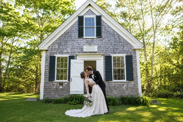 Historical Society of Old Yarmouth bridal portrait