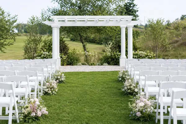 Rosebrook Event Center garden ceremony