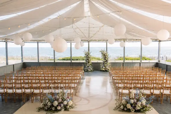 The Club at New Seabury cape cod wedding ceremony