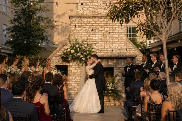 Emeline chimney outdoor ceremony