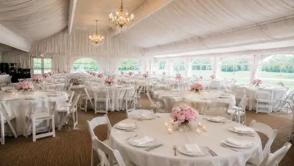 Hilton Chicago - Oak Brook Hills Resort & Conference Center tented reception