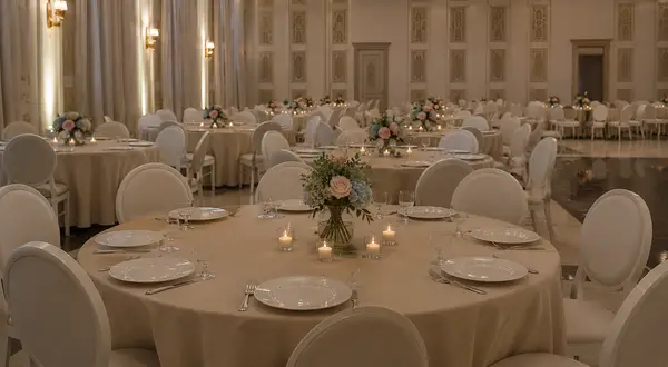 The Crown Dallas ballroom reception