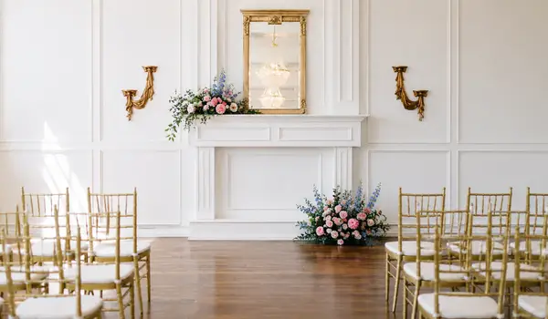 The Schoolhouse indoor ceremony