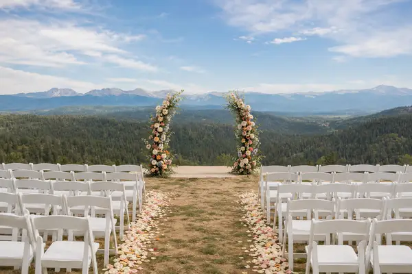 Granby Ranch scenic mountain ceremony
