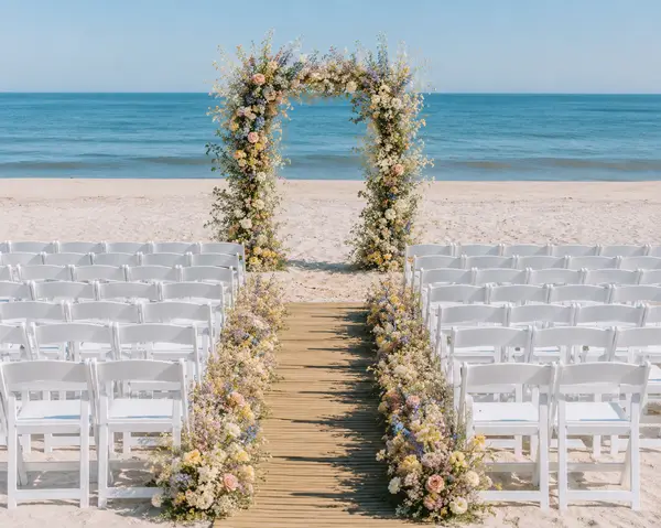 Oceanbleu at Westhampton Bath & Tennis beach ceremony
