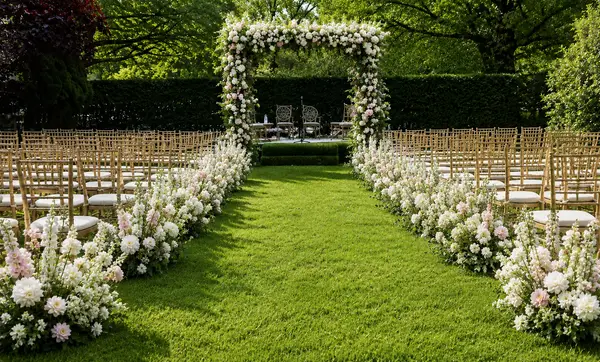 Southampton Inn garden ceremony