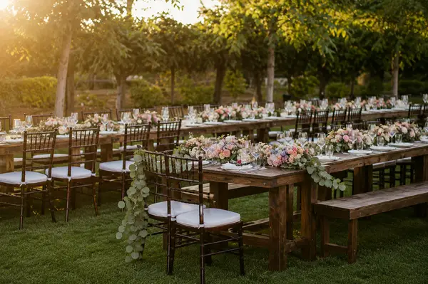 Wolffer Estate Vineyard garden reception