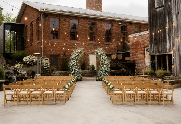 City Winery Hudson Valley outdoor ceremony
