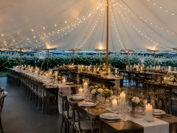 Valley Rock Inn tented reception