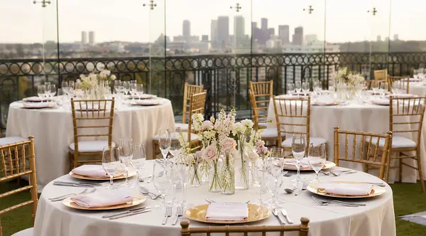 The London West Hollywood hotel terrace reception