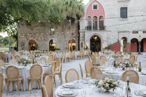 Deering Estate courtyard reception