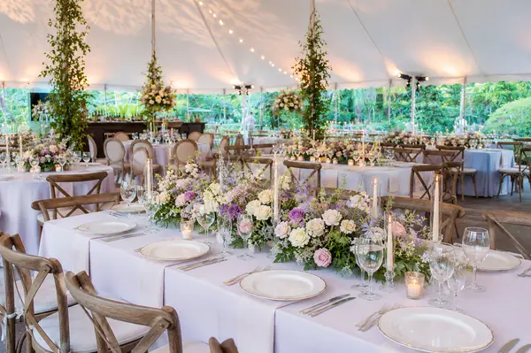 Fairchild Tropical Botanic Garden tented reception