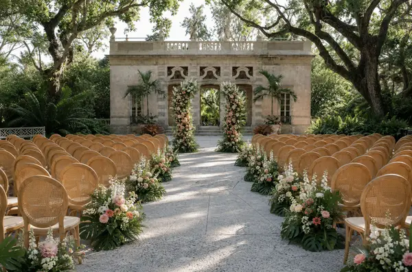 Klaw Miami garden ceremony